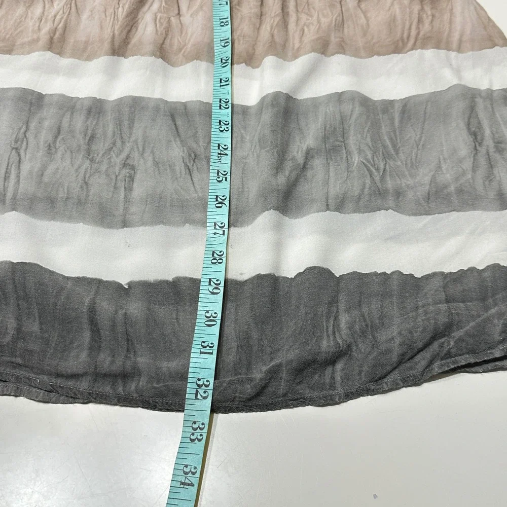 Hard Tail Ombre Sundress Women XS Neutral Open Back Beach Vacation Festival Boho